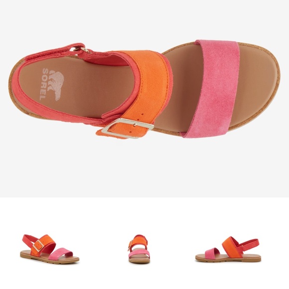 SOREL Womens Ella III Pink Slingbacks Size 9 - Picture 4 of 4